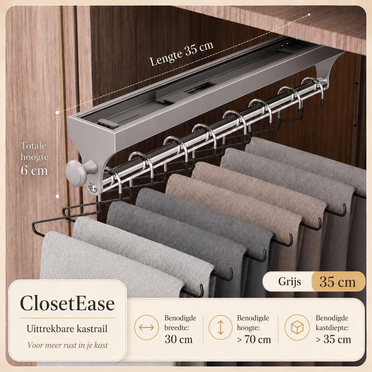 ClosetEase | Haal je kleding makkelijk naar je toe