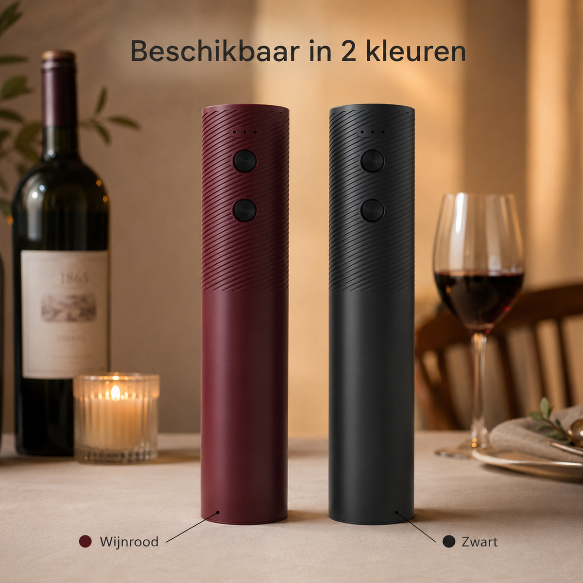VinoEase | Open wijn moeiteloos met één druk op de knop