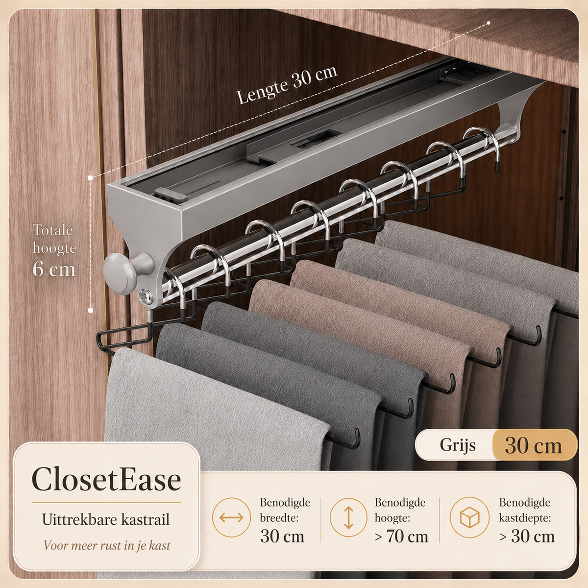 ClosetEase | Haal je kleding makkelijk naar je toe