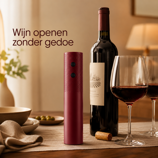 VinoEase | Open wijn moeiteloos met één druk op de knop